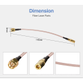 Raytools 14cm laser ride height sensor fiber laser parts RF cable for cutting machine head laser line sensor